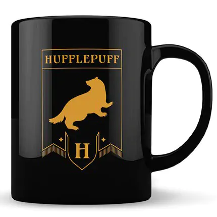 Harry Potter Hufflepuff premium šalica fotografija proizvoda