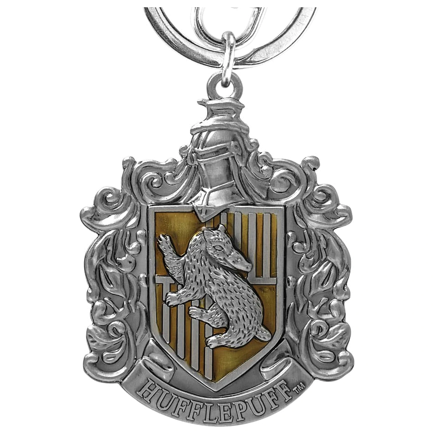 Harry Potter privjesak za ključeve Hufflepuff Crest fotografija proizvoda