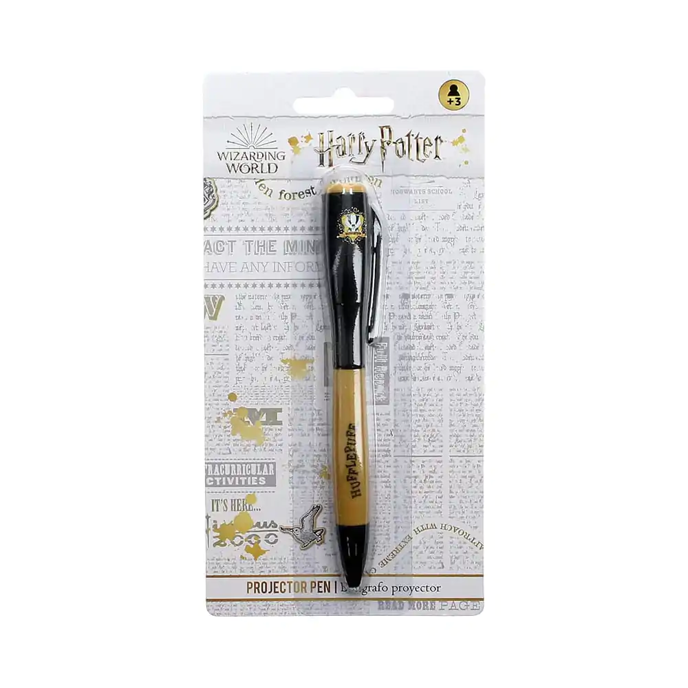 Harry Potter kemijska olovka s svjetlosnim projektorom Hufflepuff fotografija proizvoda