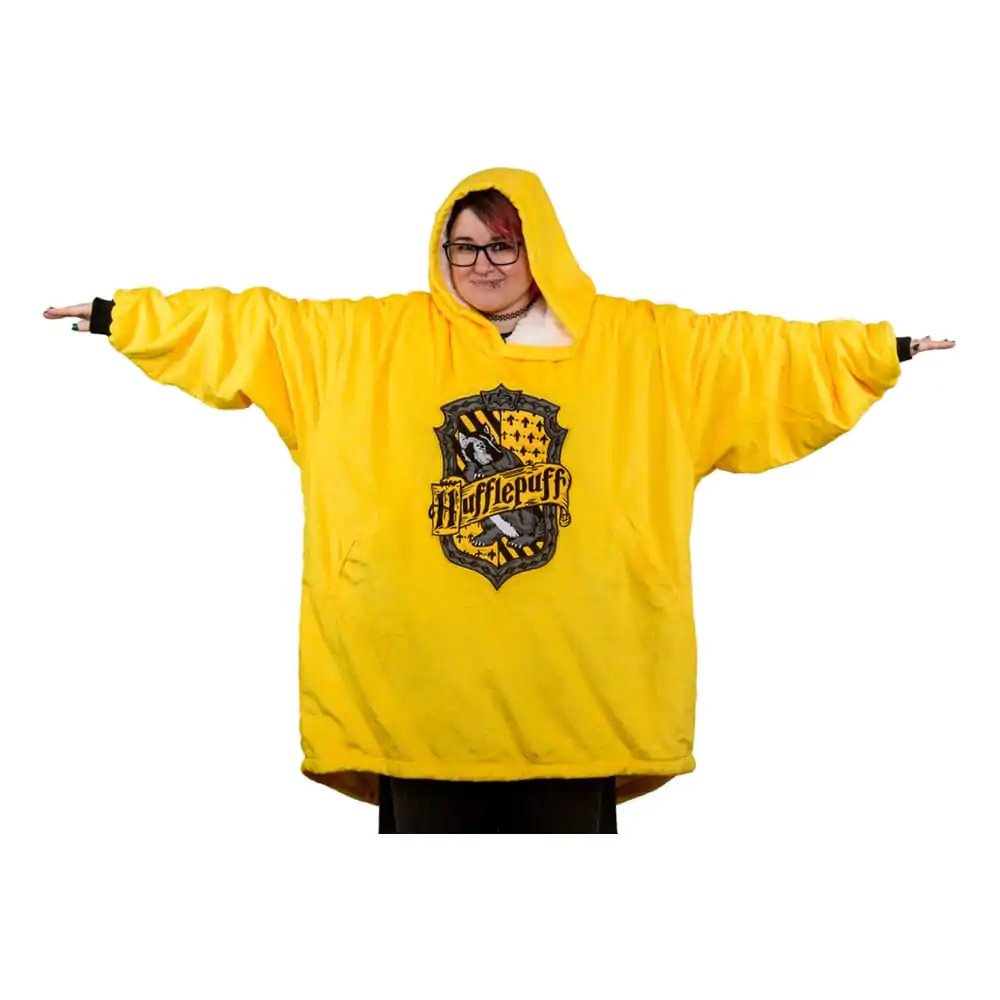 Harry Potter Oversized Hoodie Deka Hufflepuff fotografija proizvoda