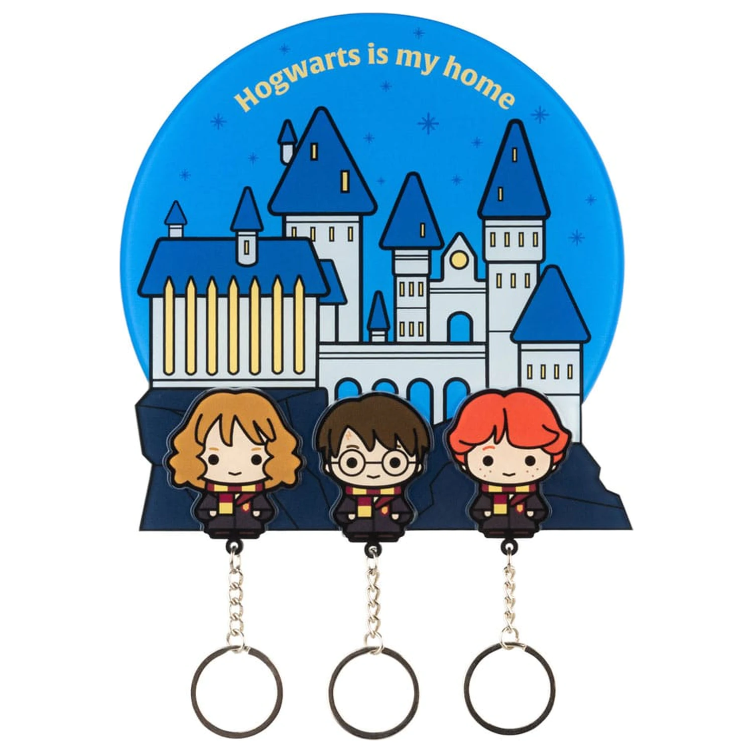 Harry Potter vješalica za ključeve uklj. 3 privjeska za ključeve fotografija proizvoda