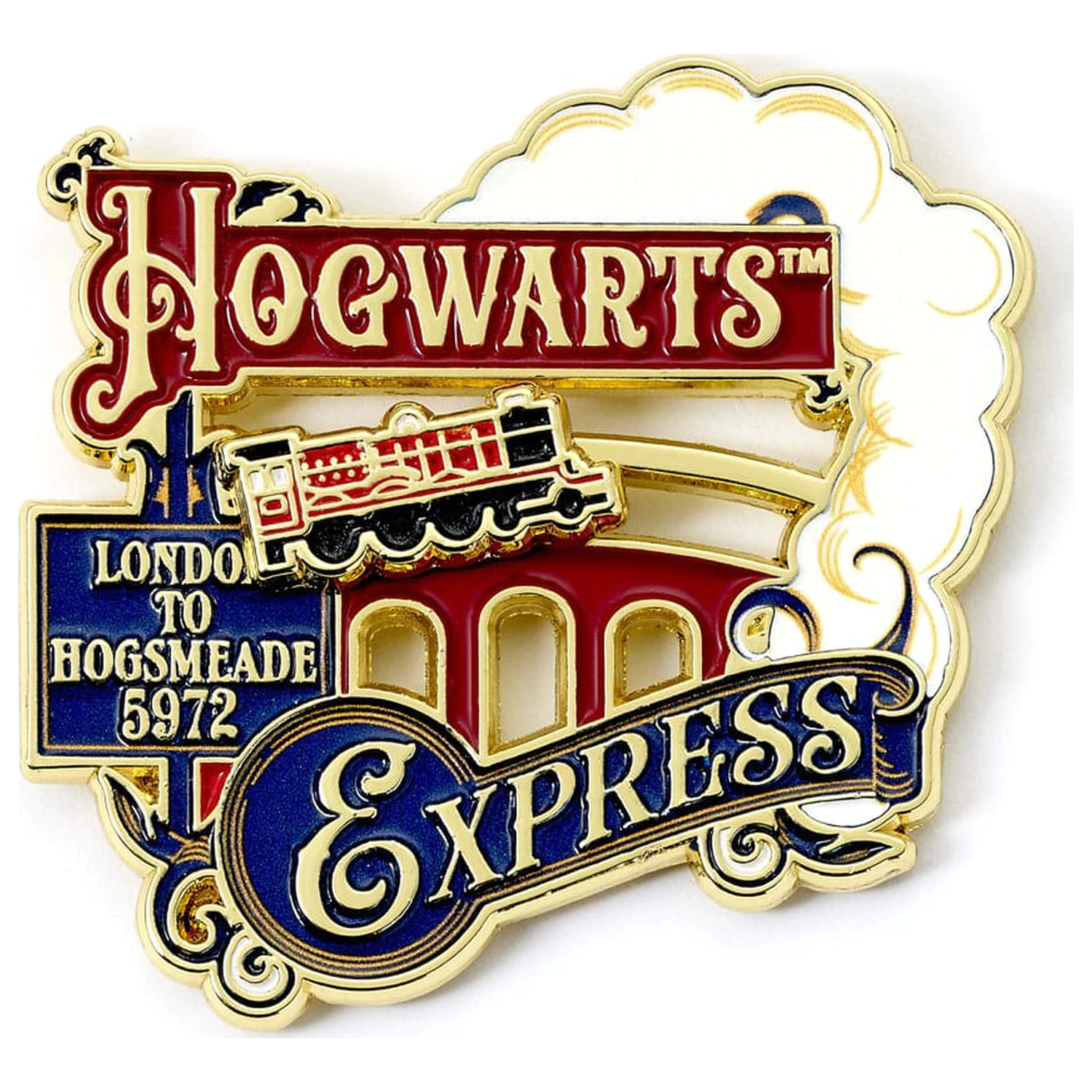 Harry Potter značka Hogwarts Express (Golden Tone) fotografija proizvoda