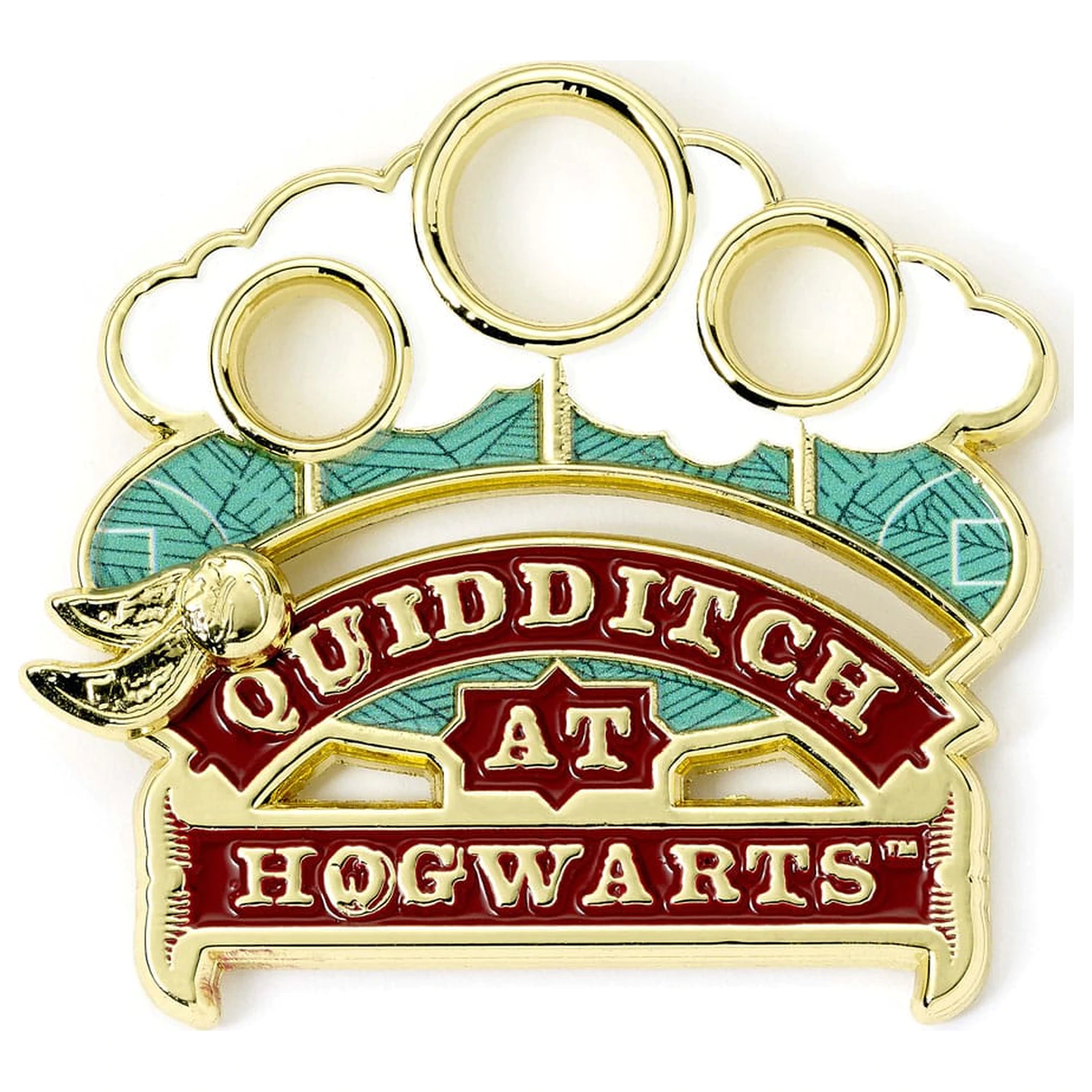 Harry Potter bedž za revers Quidditch (Zlatni ton) fotografija proizvoda