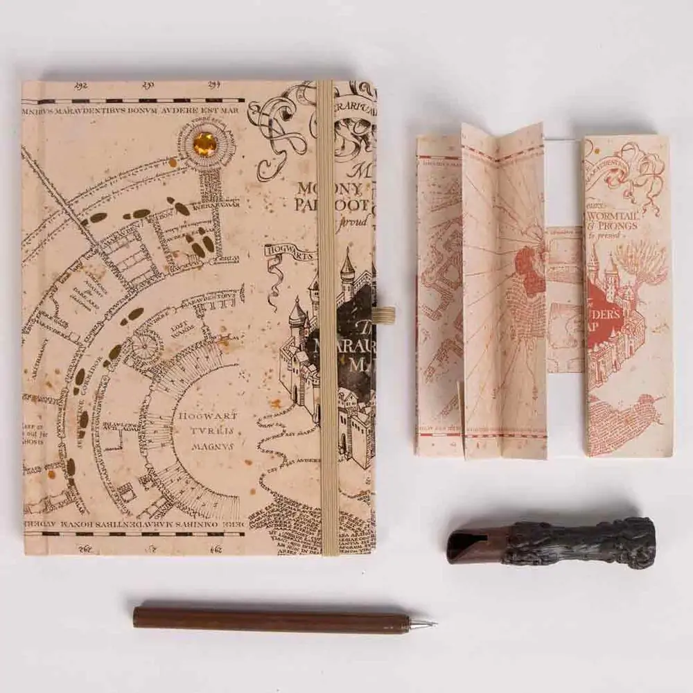 Harry Potter Stationery Set Marauder's Map - Set pisaćeg pribora fotografija proizvoda