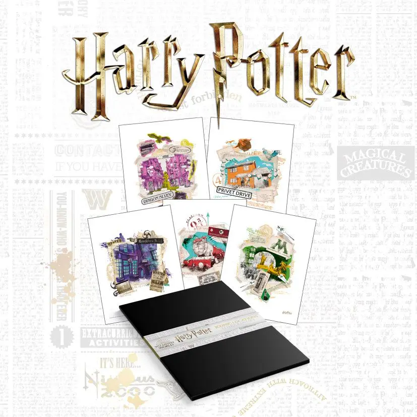 Harry Potter Litografija Komplet od 10 Komada 36 x 28 cm fotografija proizvoda