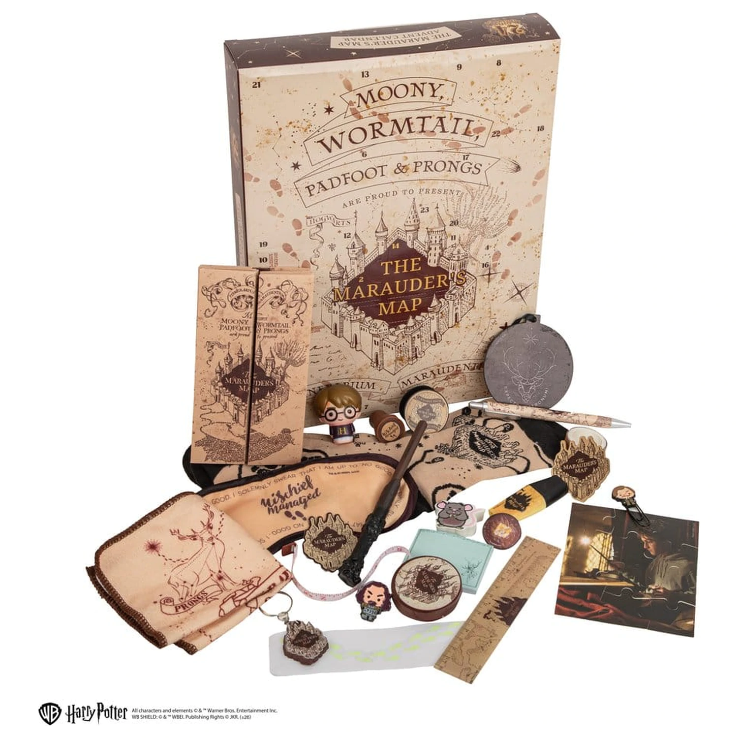 Harry Potter adventski kalendar Marauder's Map New Edition 2026 fotografija proizvoda