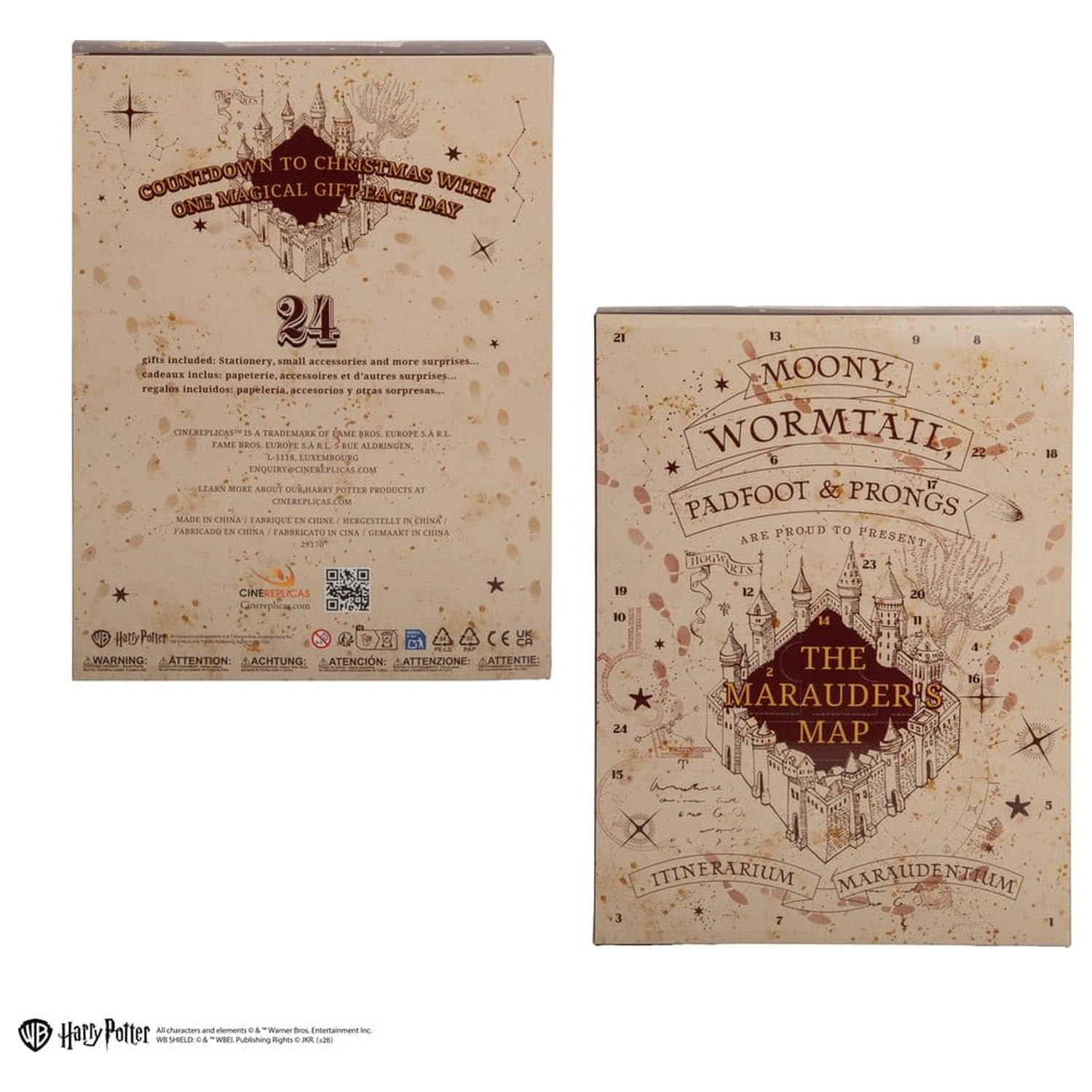 Harry Potter adventski kalendar Marauder's Map New Edition 2026 fotografija proizvoda