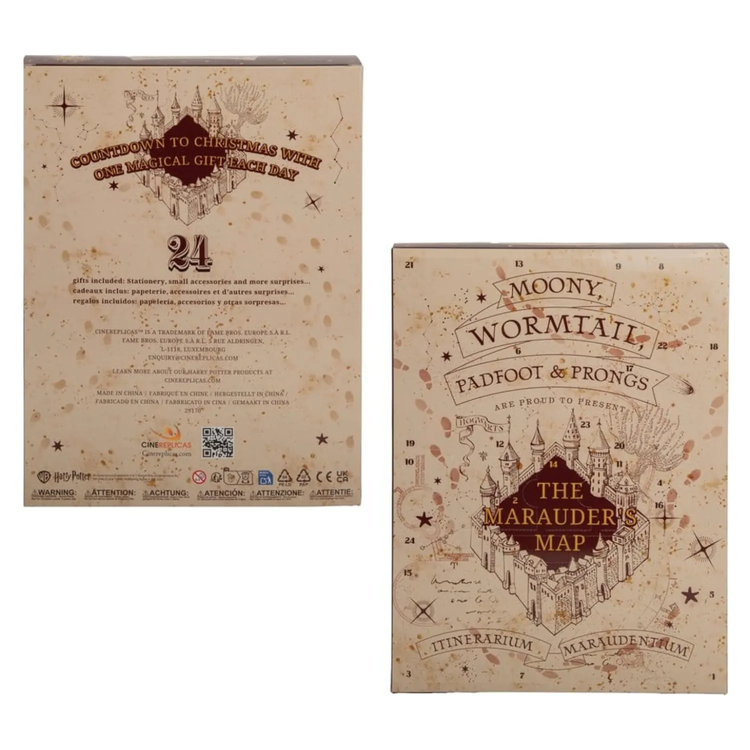 Harry Potter adventski kalendar Marauder's Map New Edition 2026 fotografija proizvoda