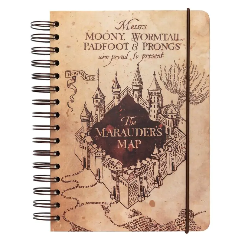 Harry Potter Marauders Map A5 bilježnica fotografija proizvoda