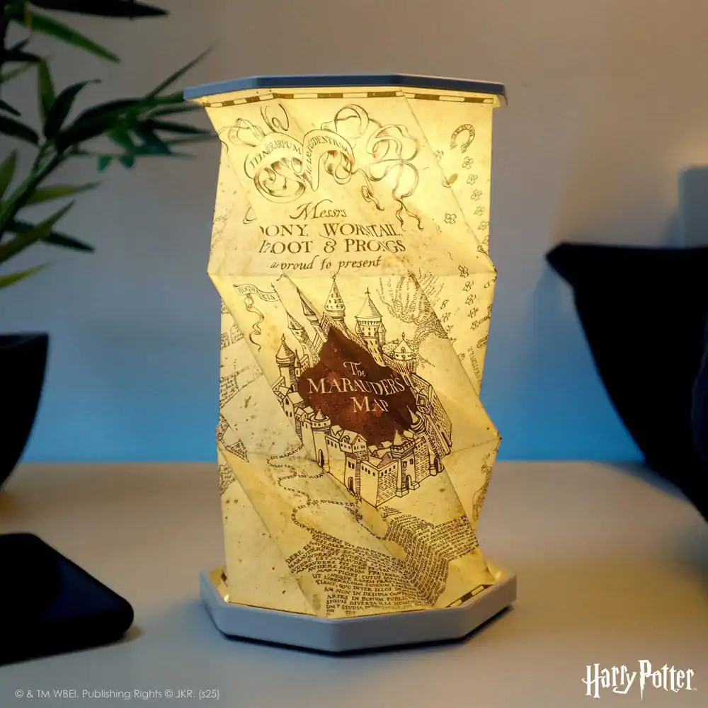 Harry Potter sklopiva lampa Marauders Map 15 cm fotografija proizvoda