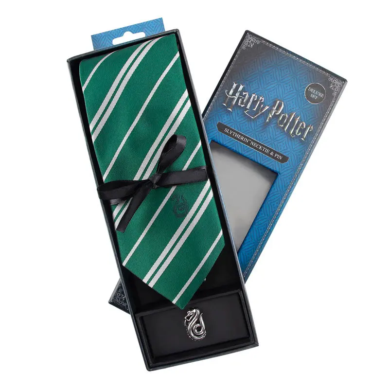 Harry Potter kravata i metalna igla Deluxe kutija Slytherin fotografija proizvoda