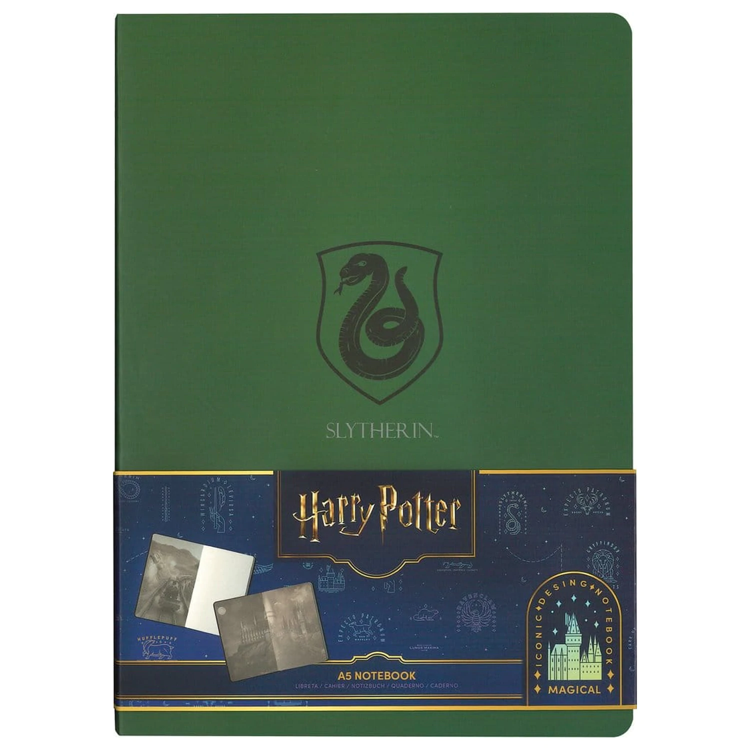 Harry Potter Meki uvez bilježnica Slytherin 21 cm fotografija proizvoda