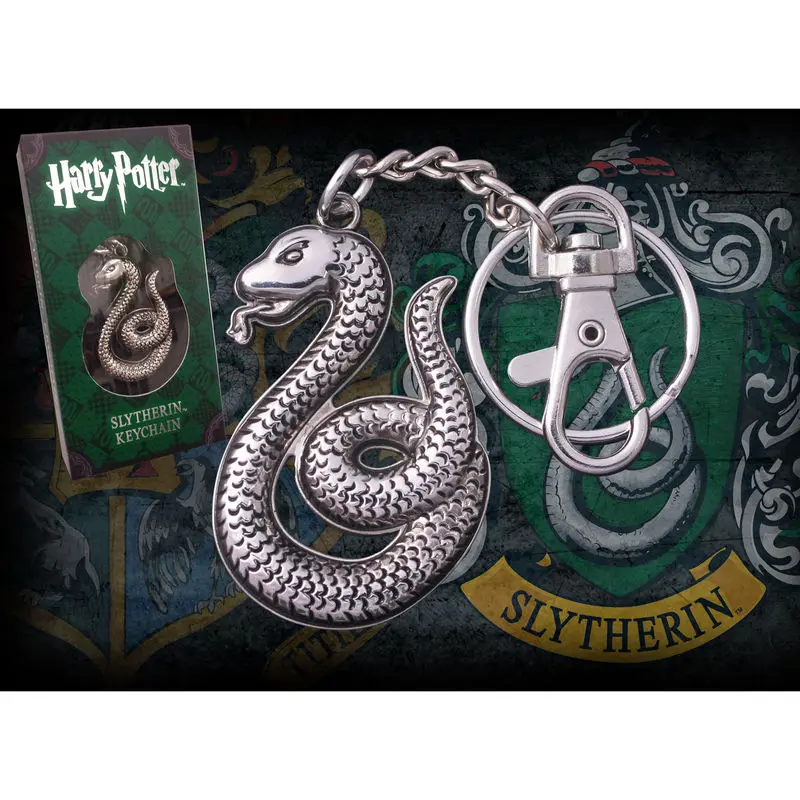 Harry Potter metalni privjesak za ključeve Slytherin 7 cm fotografija proizvoda