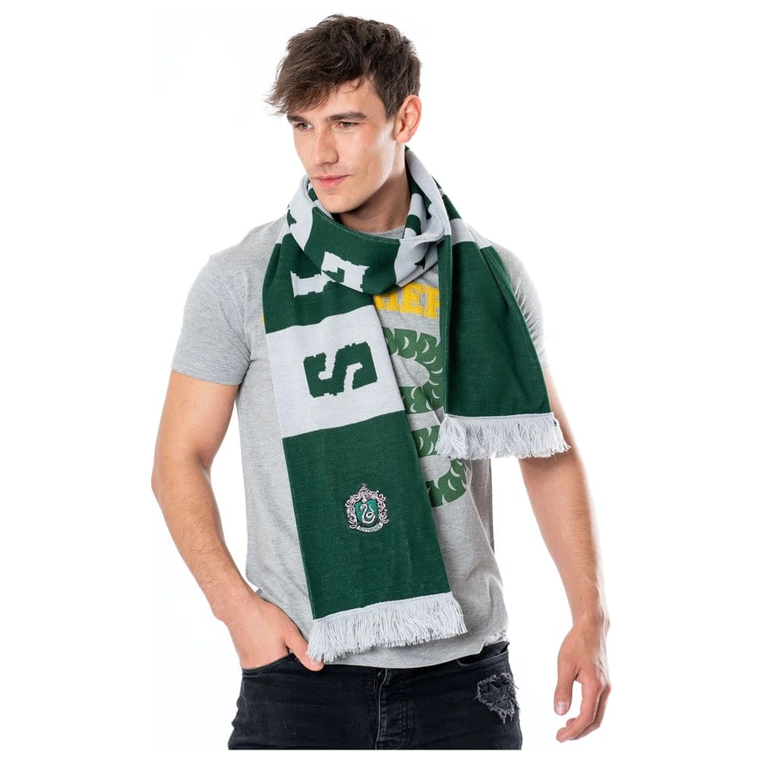 Harry Potter šal Slytherin fotografija proizvoda