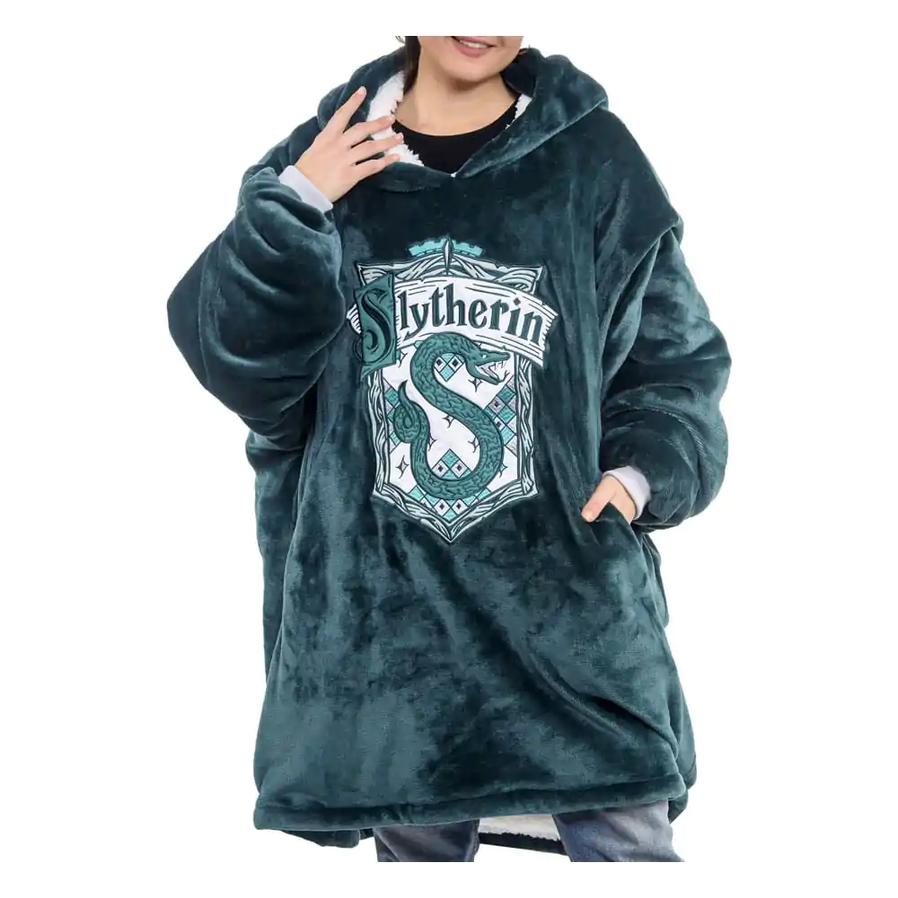 Harry Potter Oversized Deka s kapuljačom Slytherin fotografija proizvoda