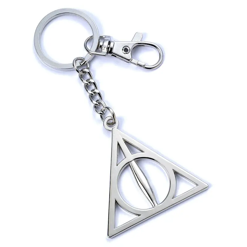 Harry Potter Keychain Deathly Hallows (posrebreni privjesak za ključeve) fotografija proizvoda