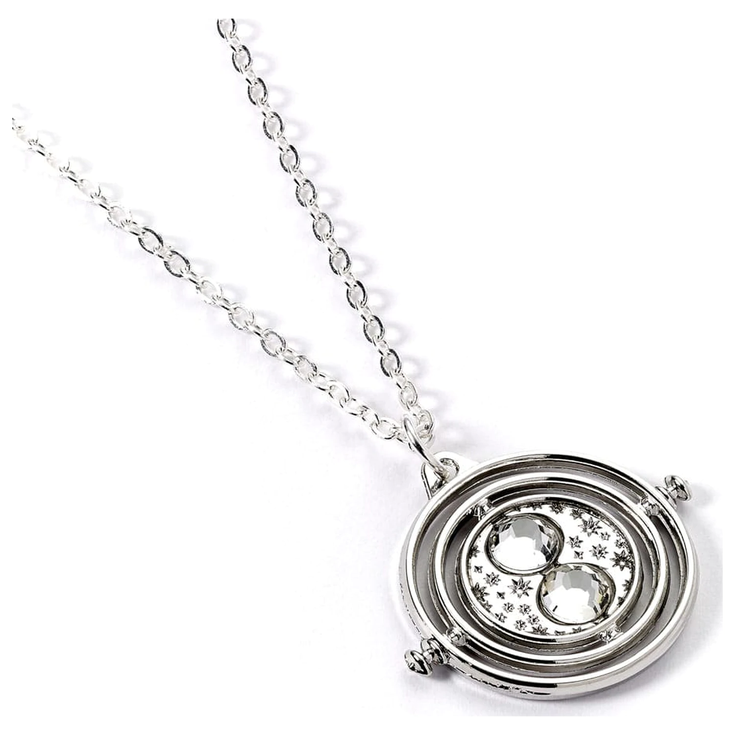 Harry Potter ogrlica Time Turner privjesak (srebrni ton) fotografija proizvoda