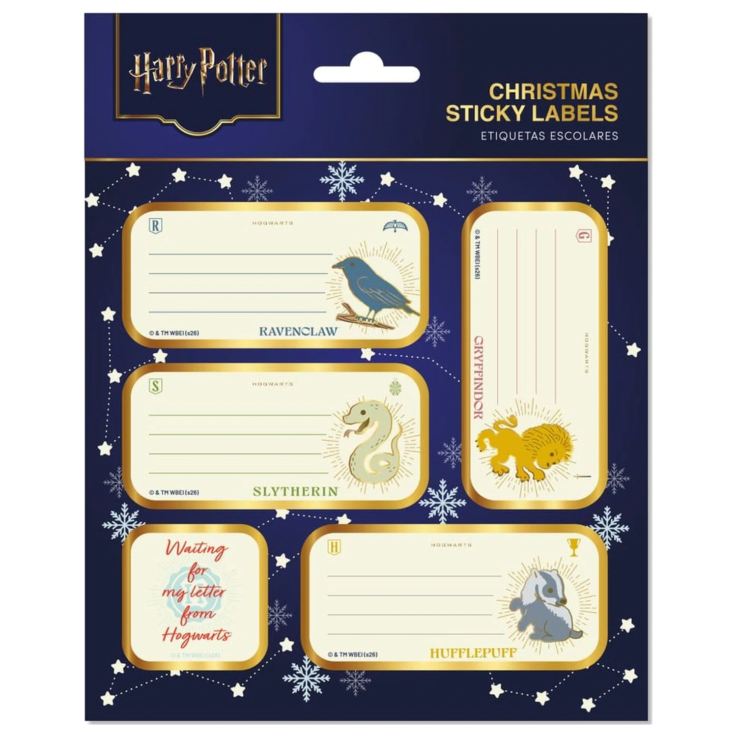 Harry Potter Samoljepljive Božićne Etikete Premium fotografija proizvoda