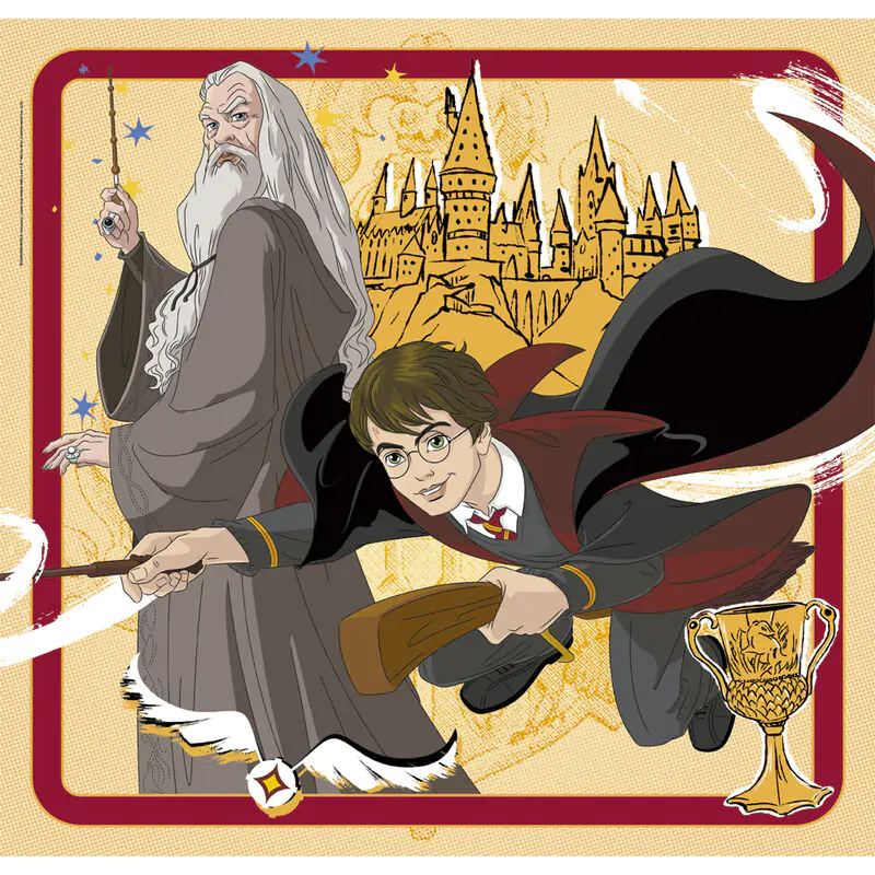 Harry Potter puzzle 3 x 48 komada fotografija proizvoda