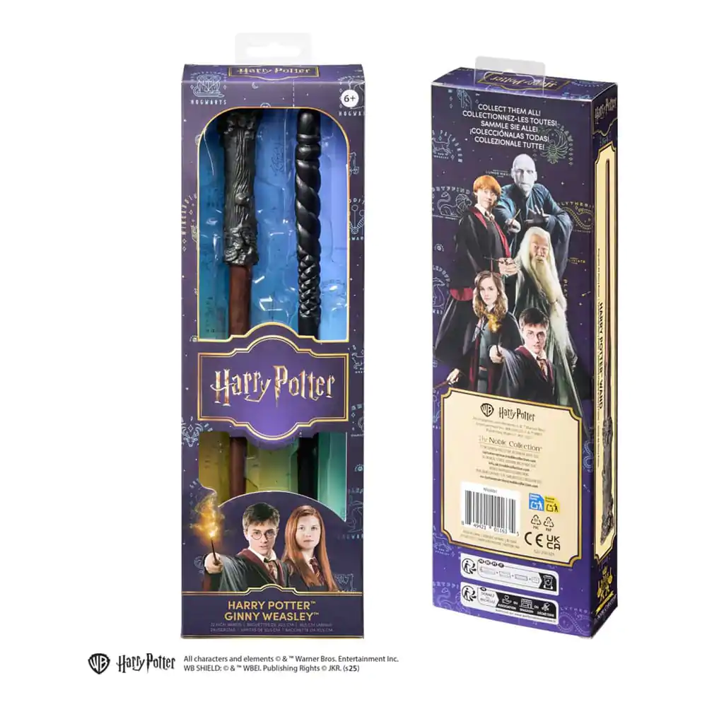 Harry Potter dvostruko pakiranje štapića za igru uloga Harry Potter & Ginny Weasley 30 cm fotografija proizvoda