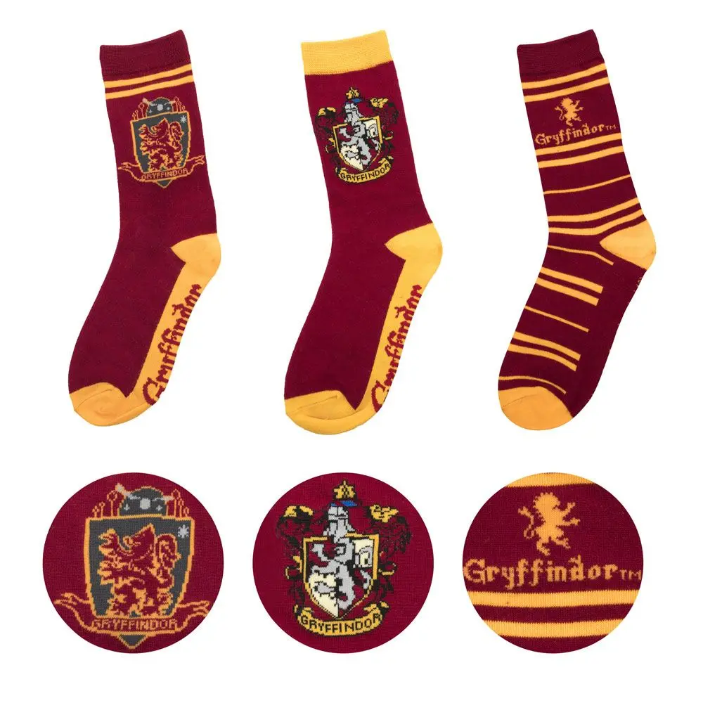 Harry Potter Čarape 3-Pack Gryffindor fotografija proizvoda