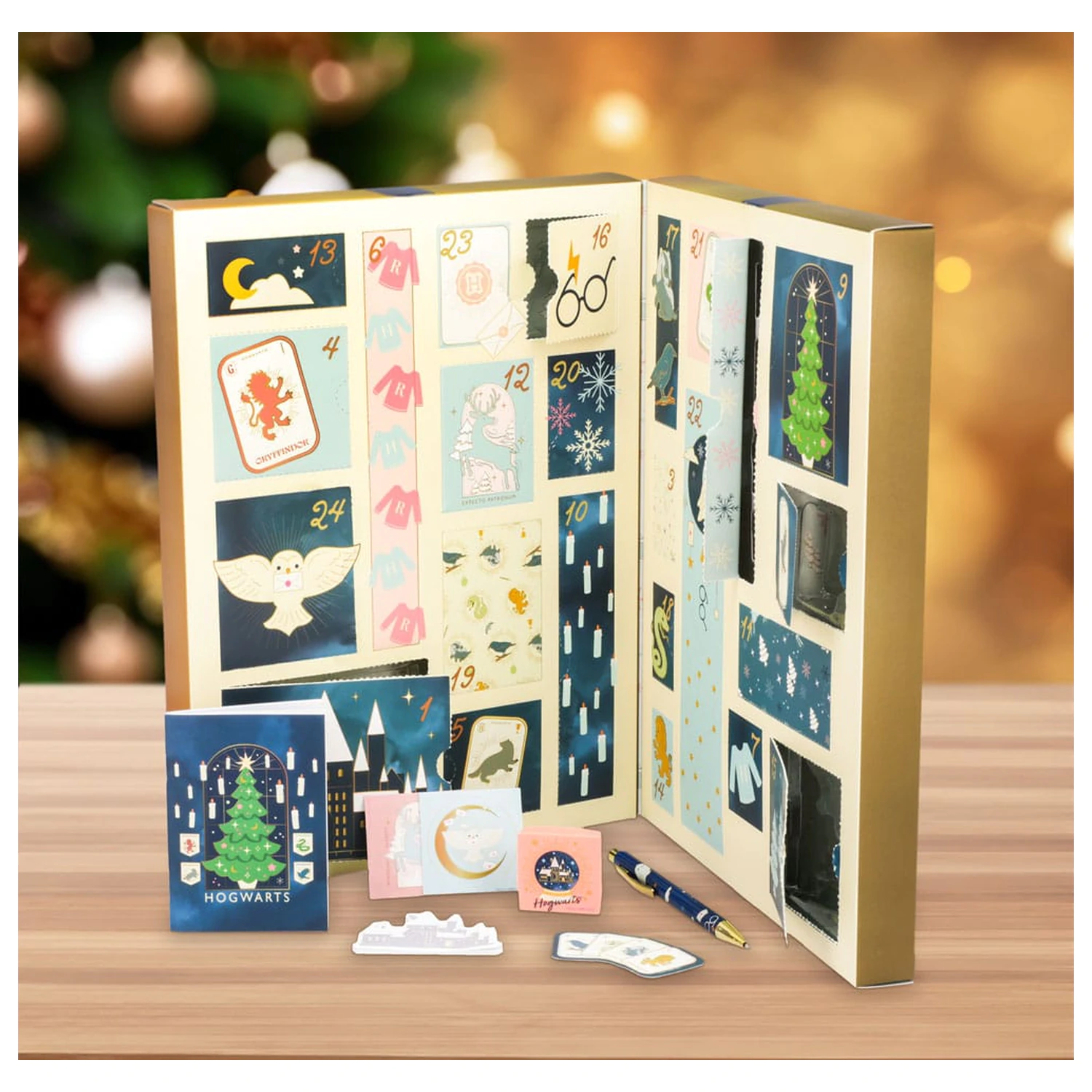 Harry Potter Adventski Kalendar Uredski Materijal 24 Day Hogwarts fotografija proizvoda