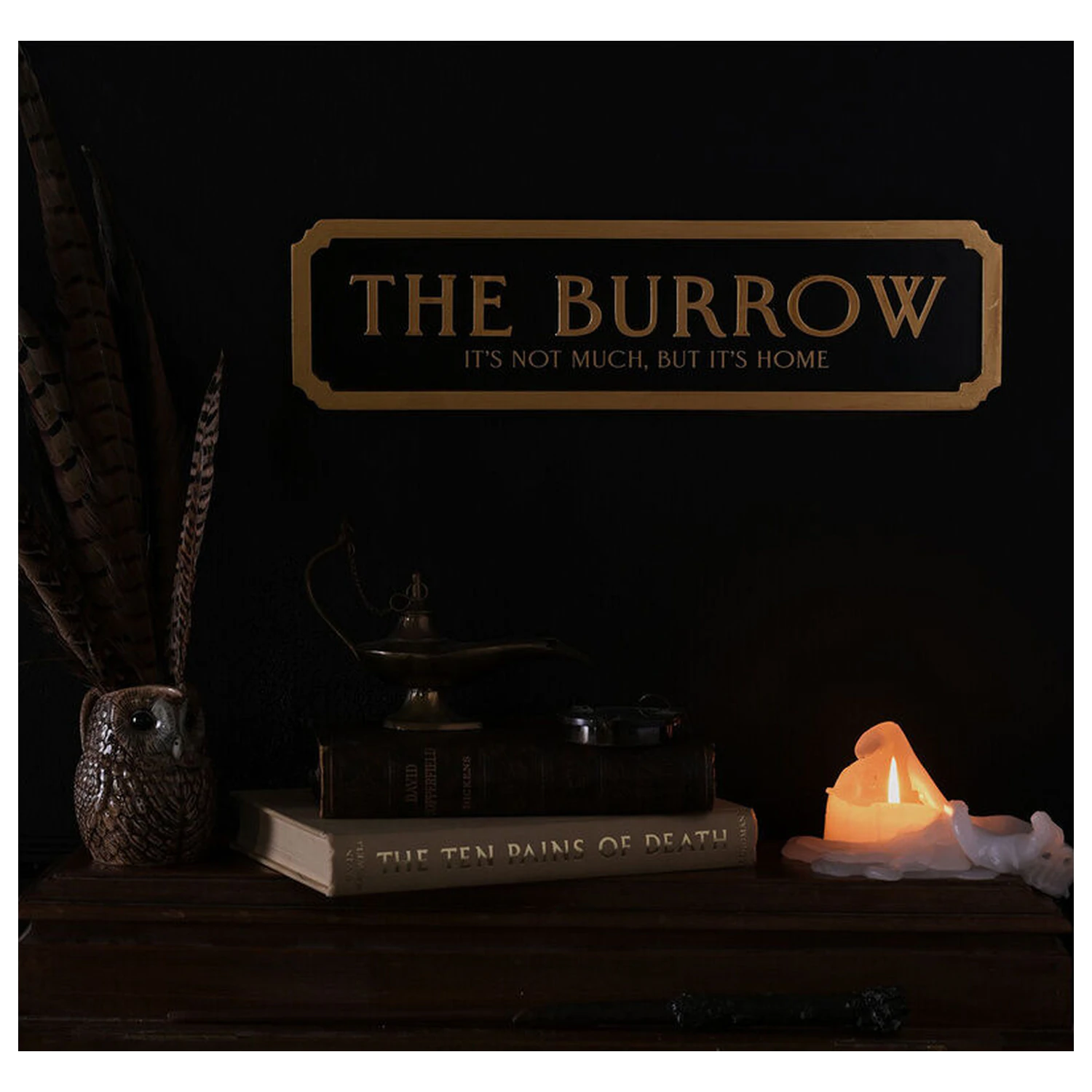 Harry Potter The Burrow znak fotografija proizvoda