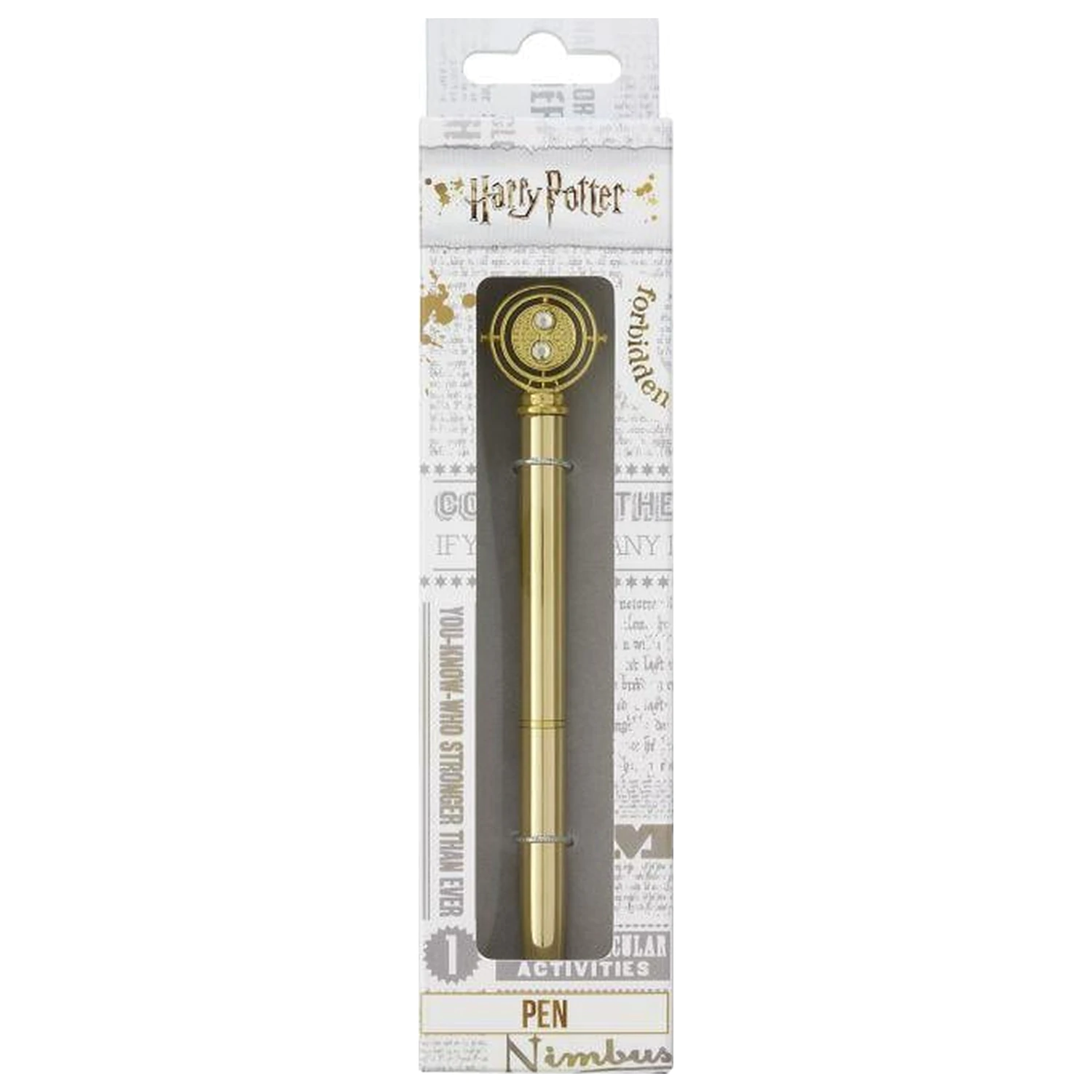 Harry Potter metalna kemijska olovka s 3D privjeskom Time Turner fotografija proizvoda