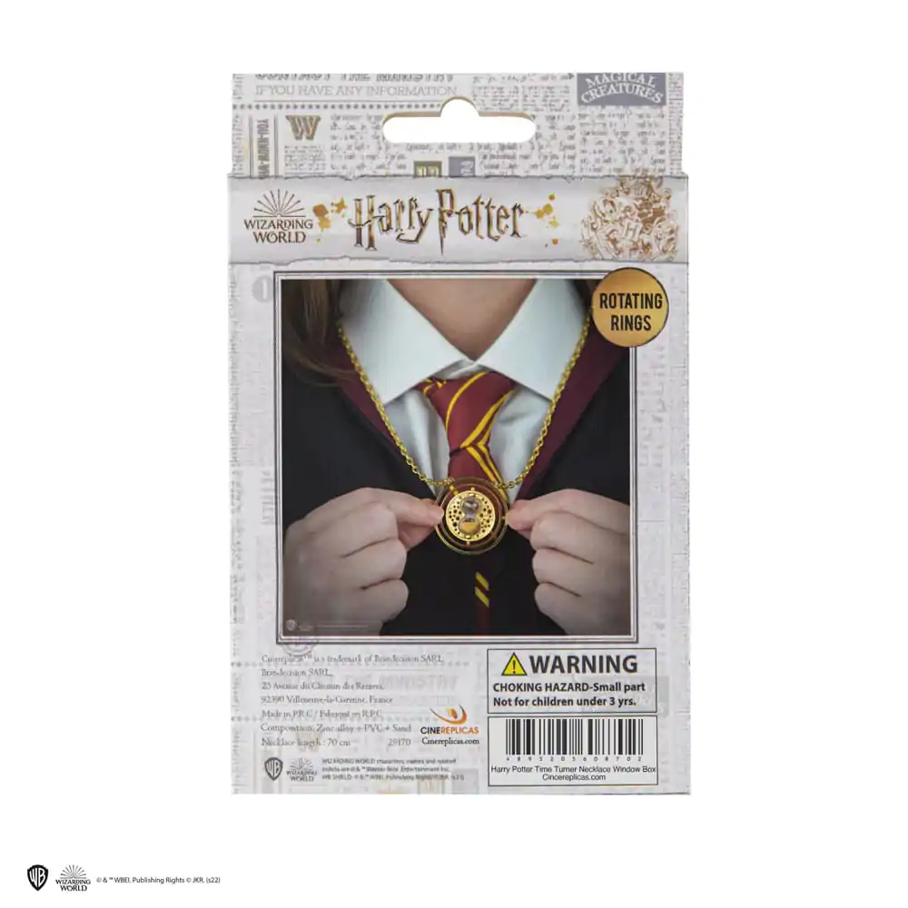 Harry Potter ogrlica s privjeskom Time-Turner s poklon kutijom fotografija proizvoda