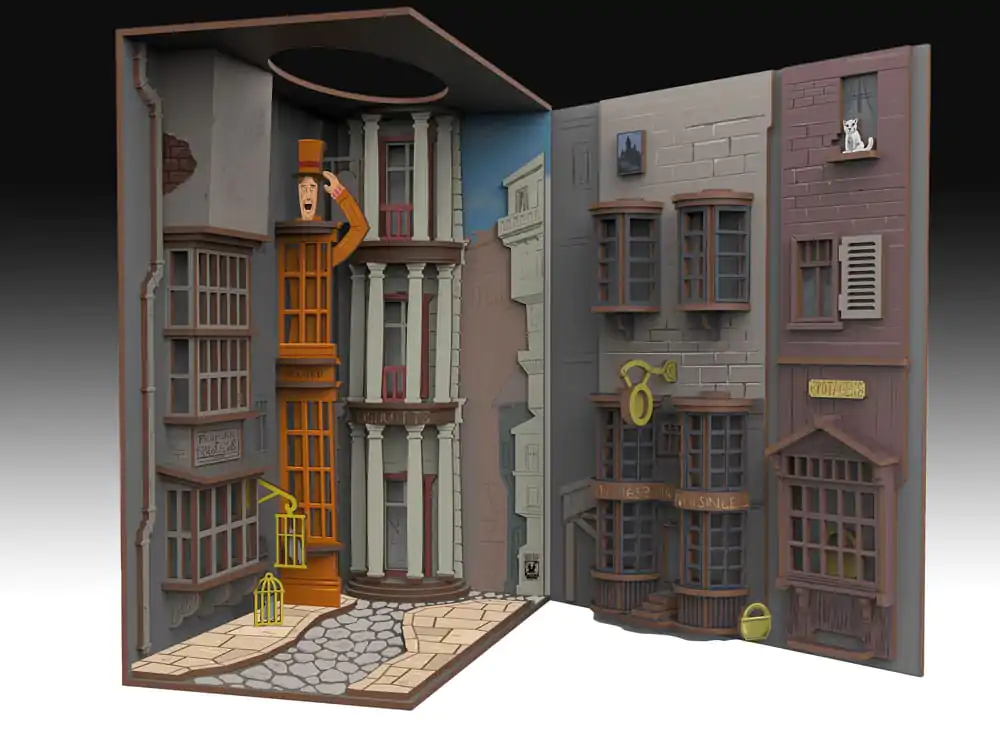 Harry Potter Tiny Adventures Kutak za knjige Mini Diorama Diagon Alley 23 cm fotografija proizvoda