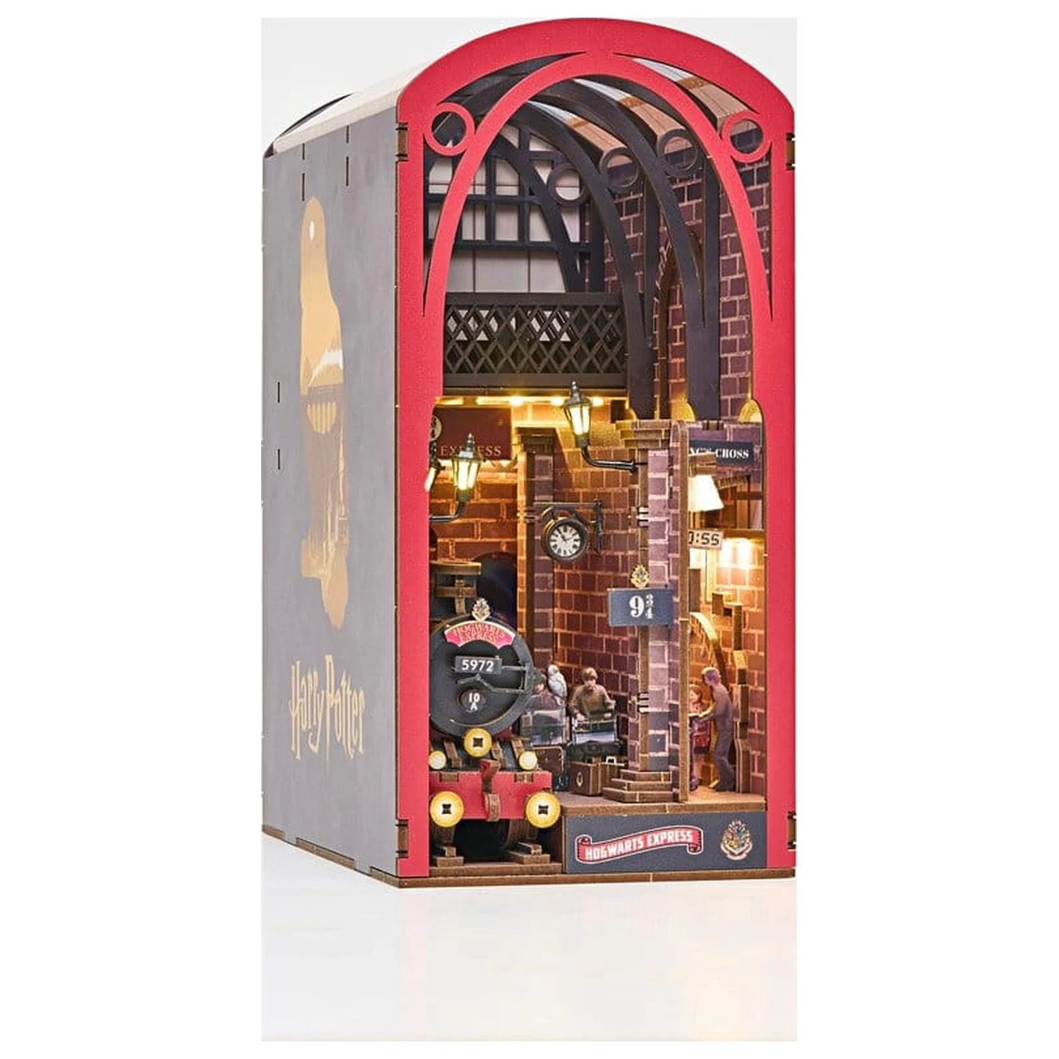 Harry Potter Tiny Adventures Book Nook Mini Diorama Hogwarts Express 18 cm fotografija proizvoda
