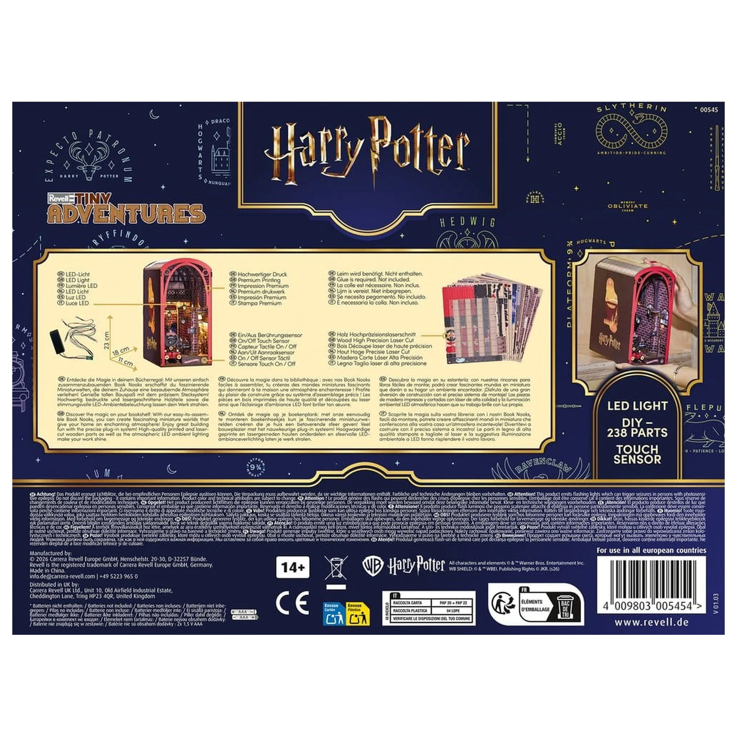 Harry Potter Tiny Adventures Book Nook Mini Diorama Hogwarts Express 18 cm fotografija proizvoda