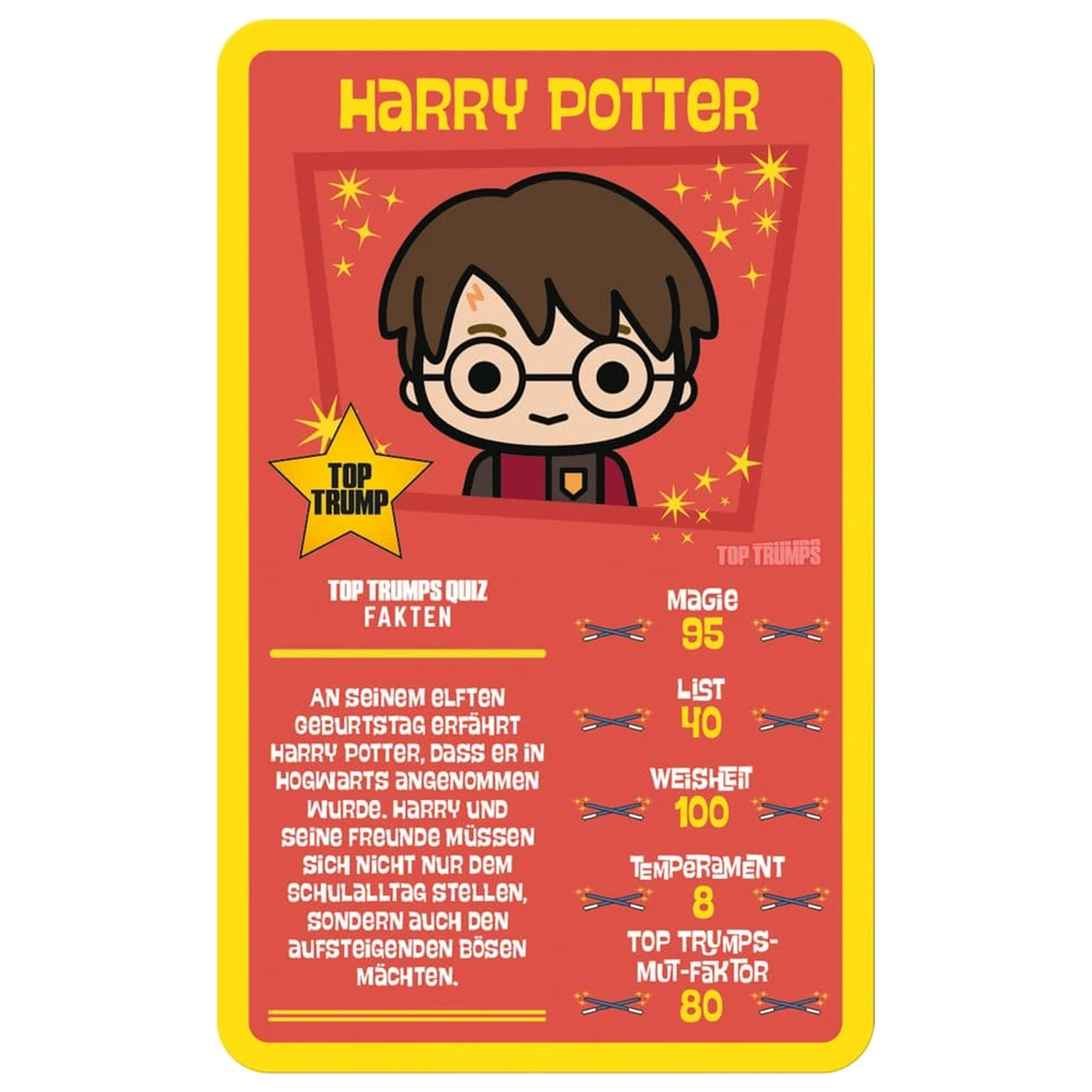 Harry Potter Igra karte Top Trumps Chibi Style *njemačka verzija* fotografija proizvoda