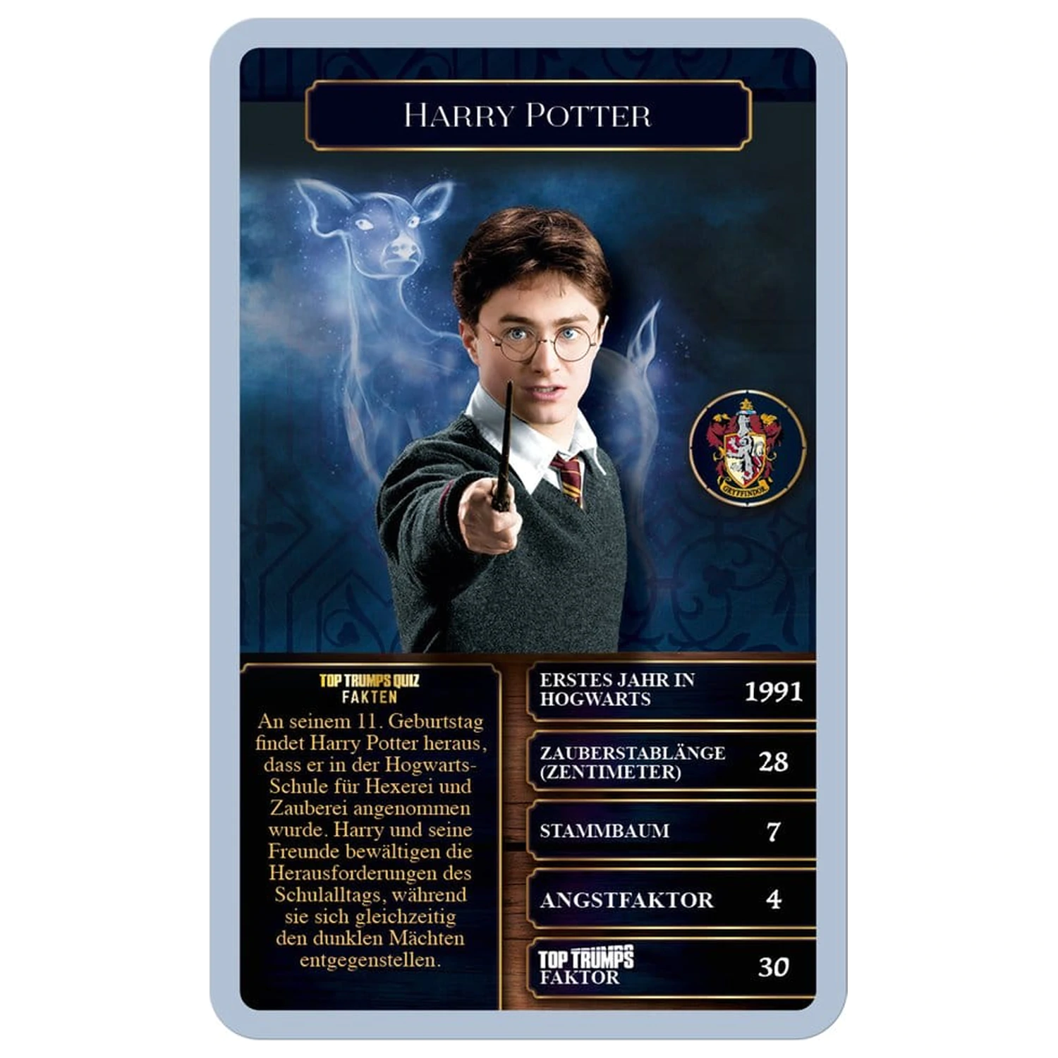 Harry Potter Kartaška igra Top Trumps Witches and Wizards Nova verzija *German Version* fotografija proizvoda