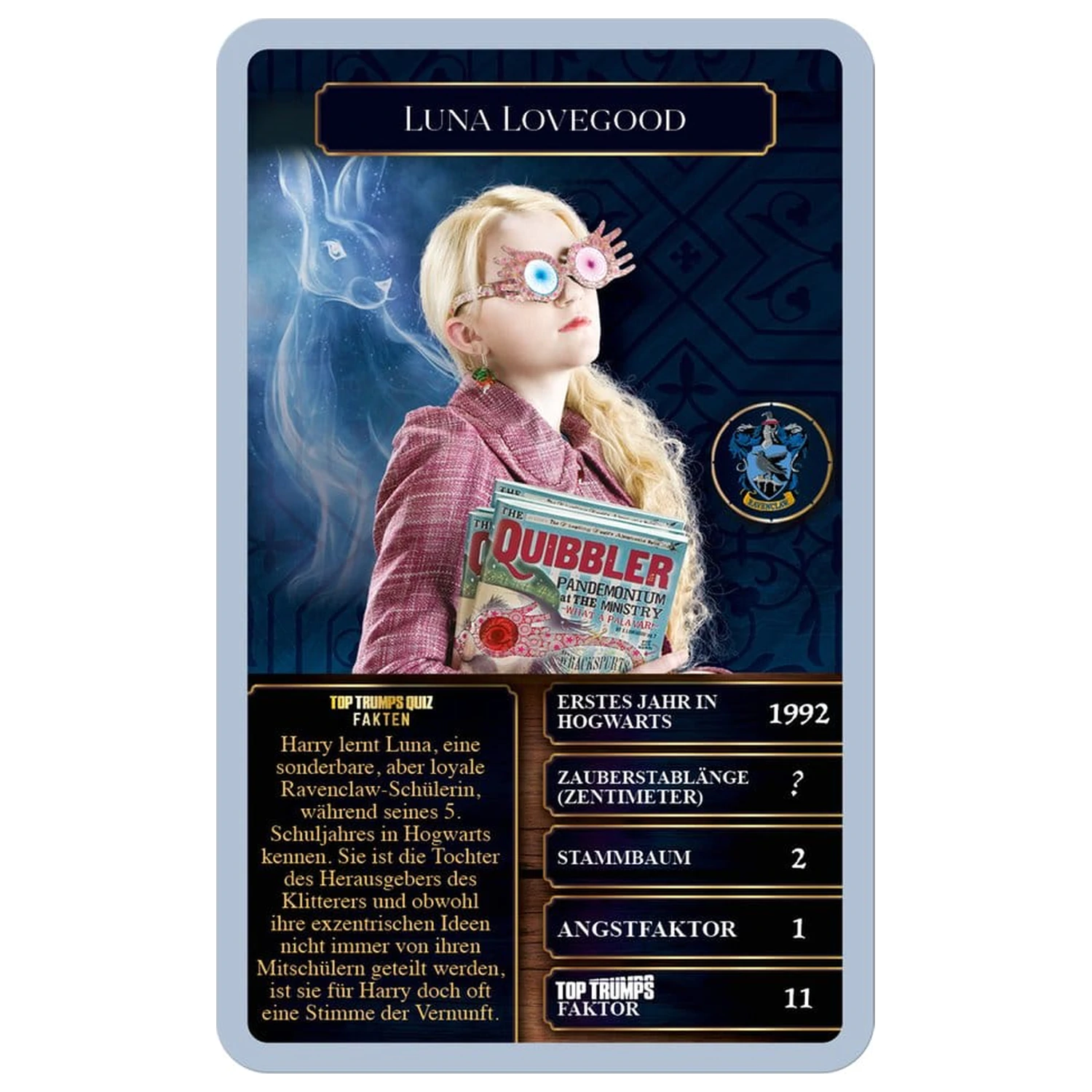 Harry Potter Kartaška igra Top Trumps Witches and Wizards Nova verzija *German Version* fotografija proizvoda