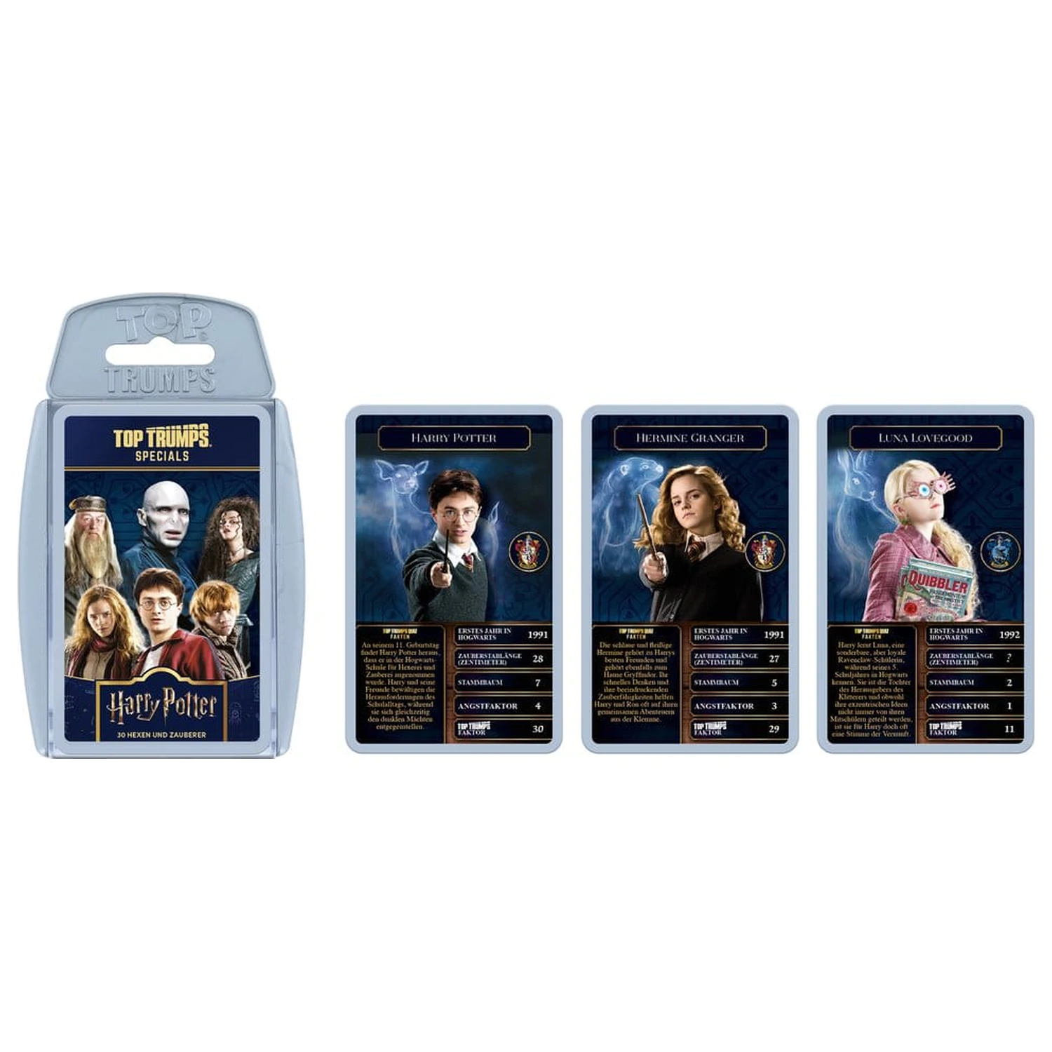 Harry Potter Kartaška igra Top Trumps Witches and Wizards Nova verzija *German Version* fotografija proizvoda