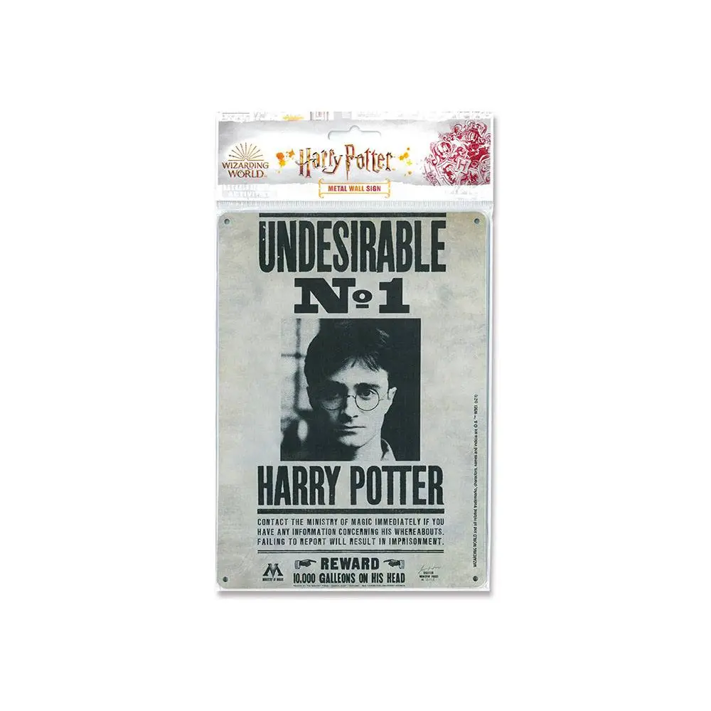 Harry Potter limena ploča Undesirable No. 1 15 x 21 cm fotografija proizvoda