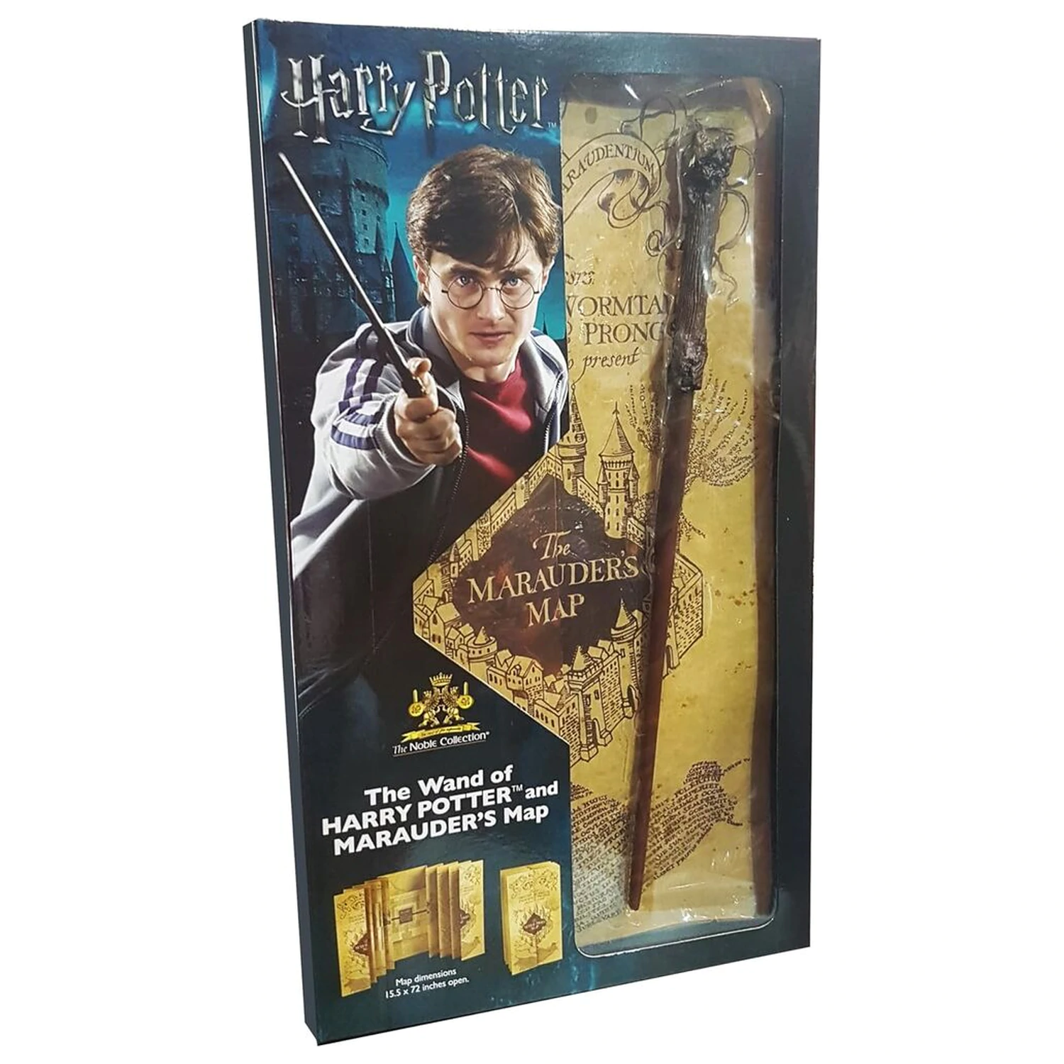 Harry Potter Magic Wand + Marauders Map fotografija proizvoda