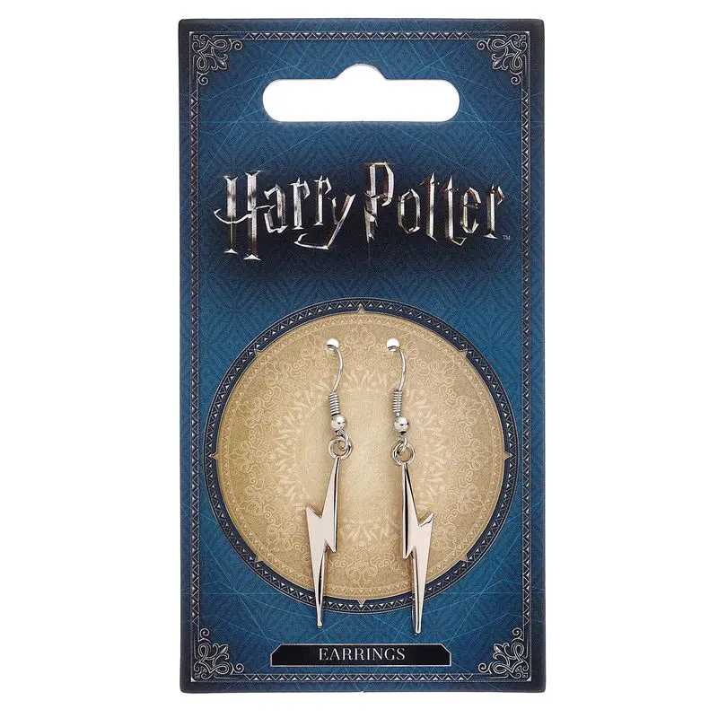 Harry Potter naušnice Lightning Bolt (posrebrene) fotografija proizvoda
