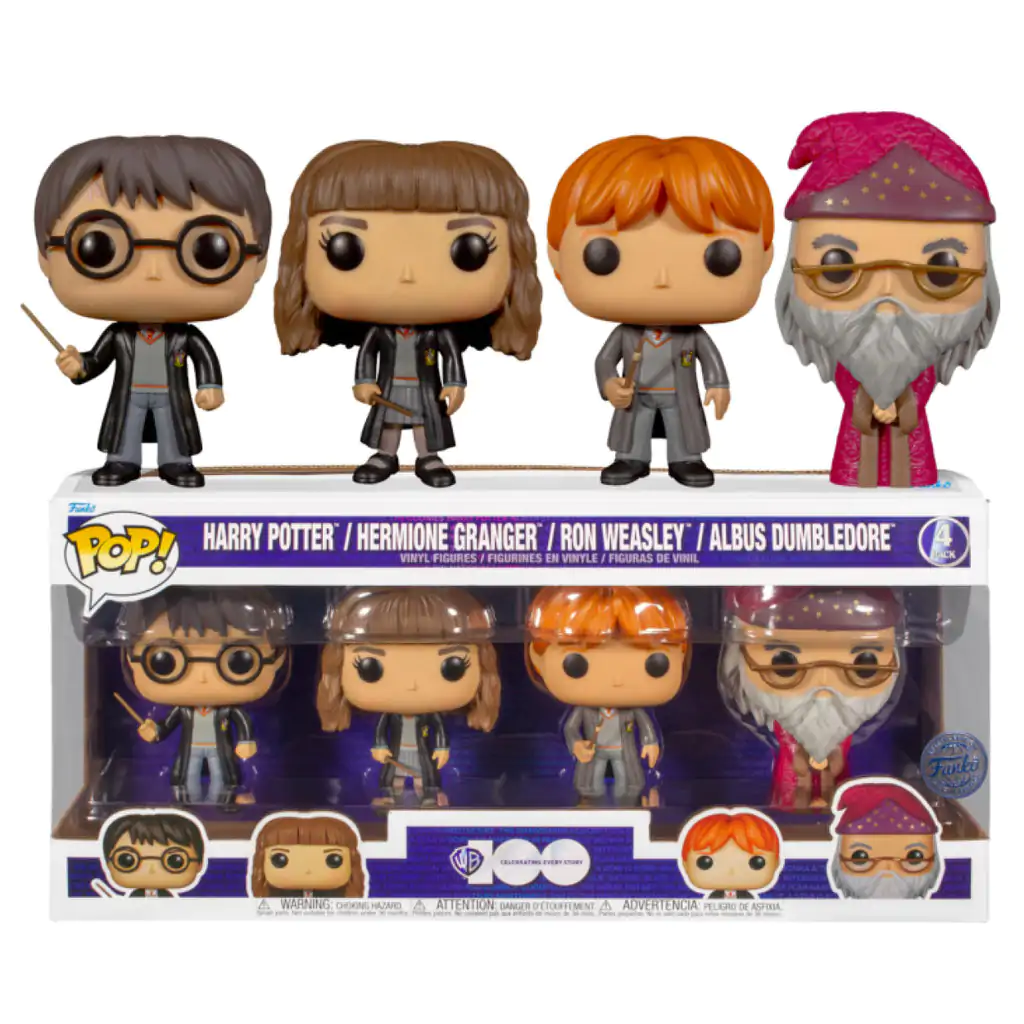 Harry Potter POP! Movies Vinilna Figura 4-Pack W1 9 cm fotografija proizvoda