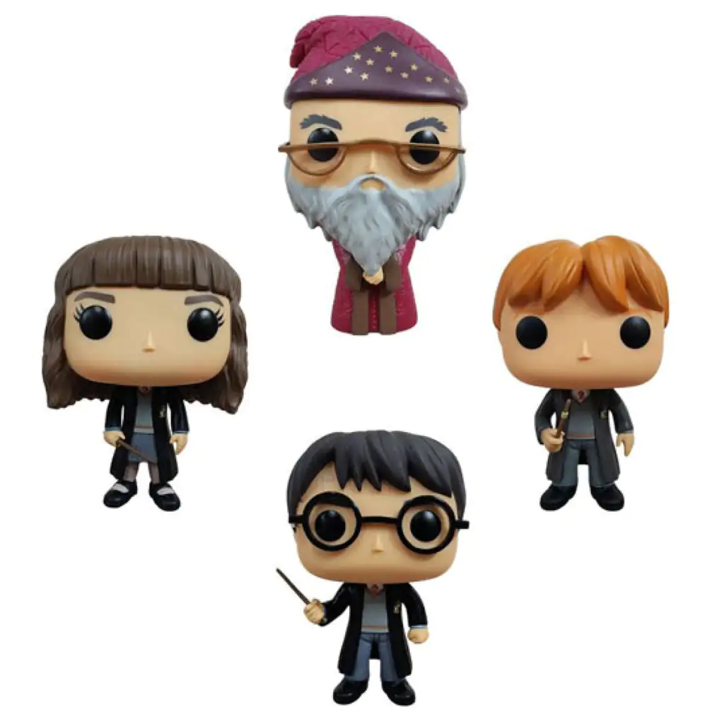 Harry Potter POP! Movies Vinilna Figura 4-Pack W1 9 cm fotografija proizvoda