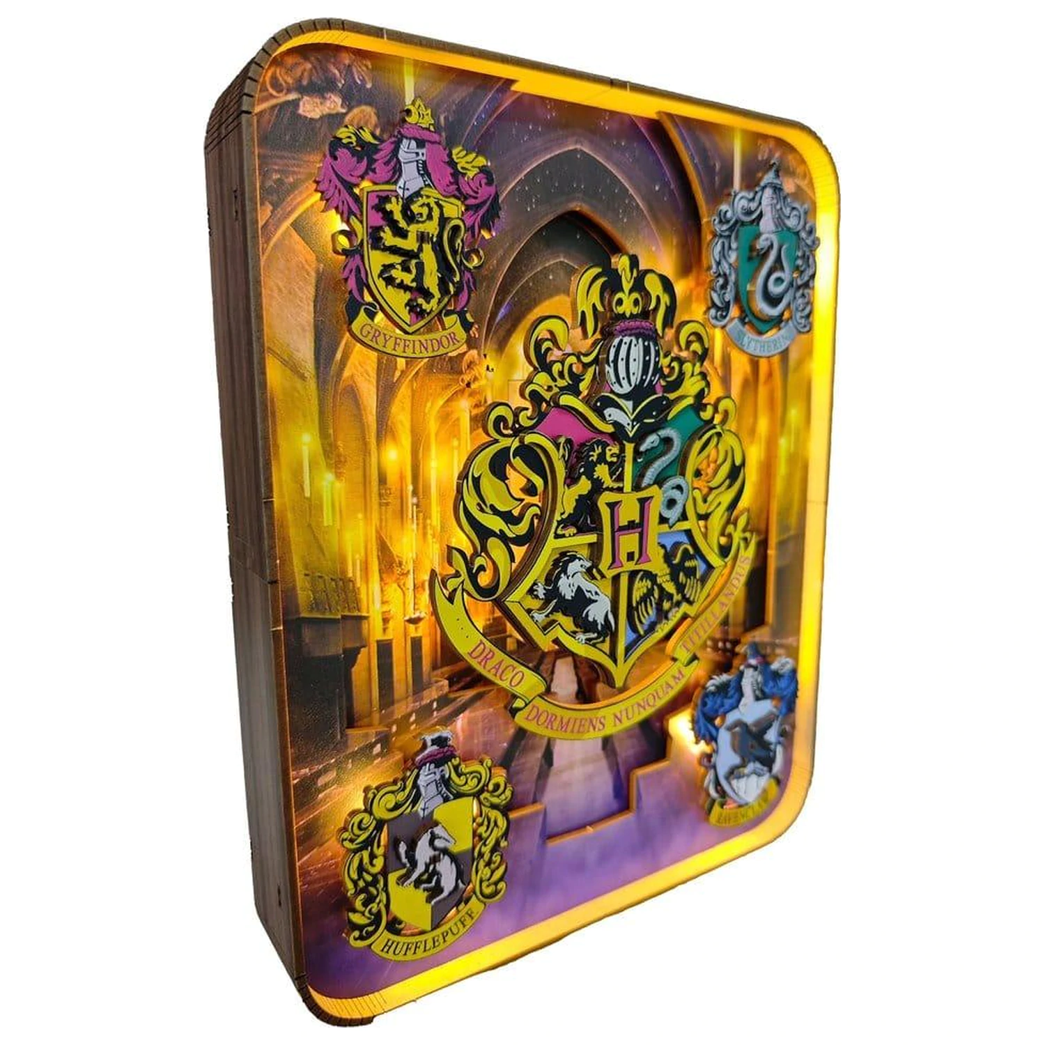Harry Potter Wall Frame Coat of Arms xxpc + LED svjetlo fotografija proizvoda
