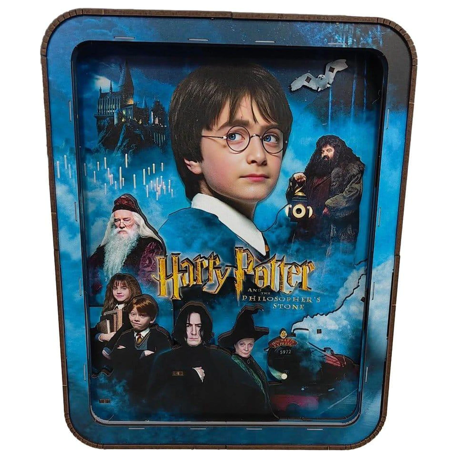 Harry Potter zidni okvir The Philosopher's Stone xx komada + LED svjetlo fotografija proizvoda