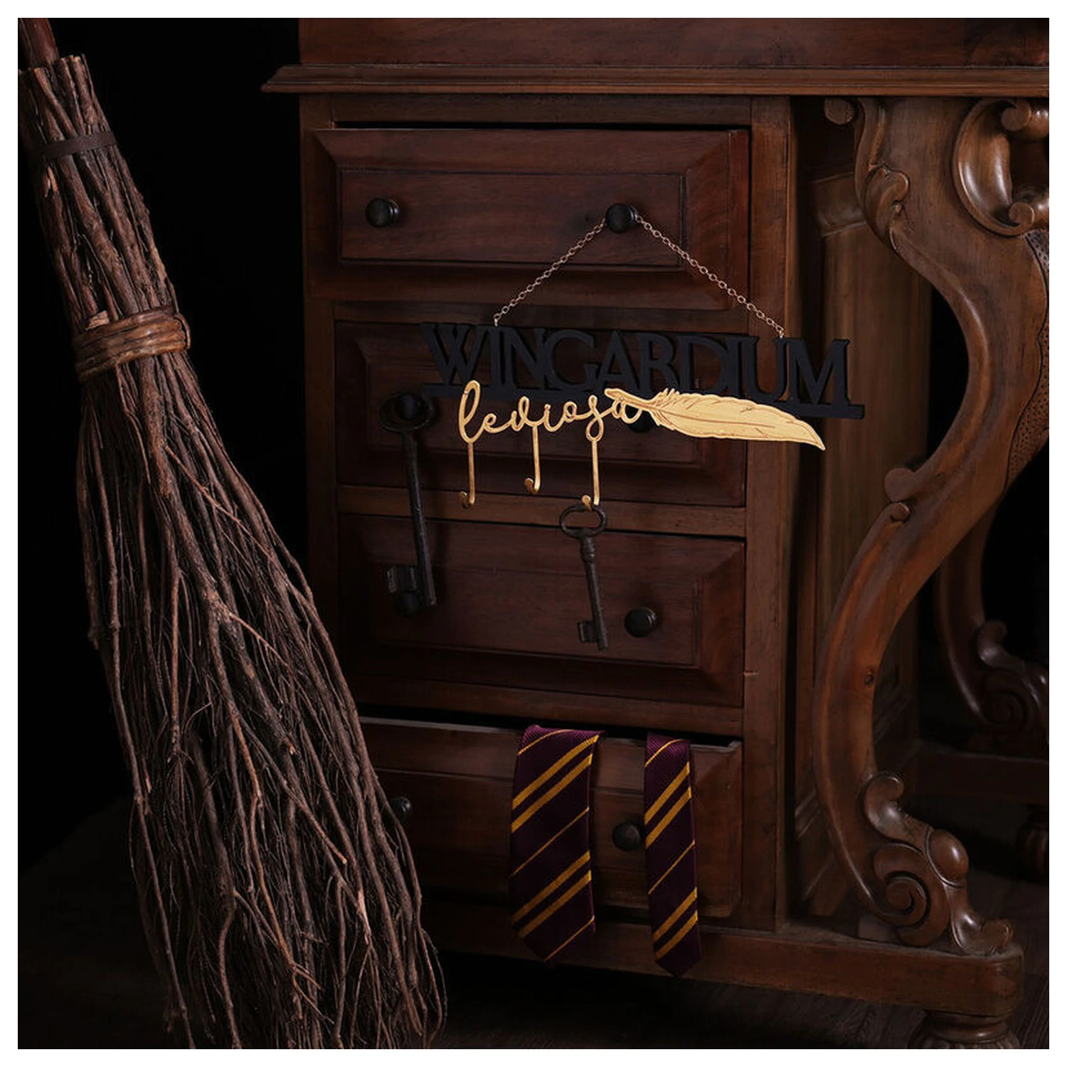 Harry Potter Wingardium drveni znak fotografija proizvoda
