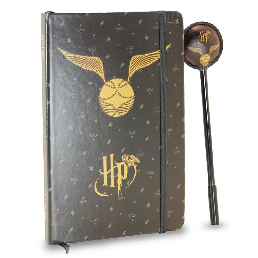 Harry Potter Notebook sa kemijskom olovkom Gift Set Golden Snitch fotografija proizvoda