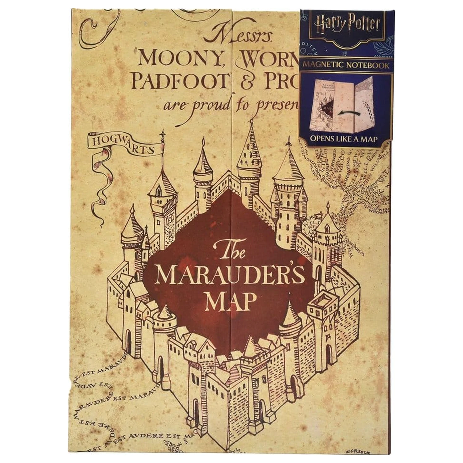 Harry Potter bilježnica A5 Marauder's Map fotografija proizvoda