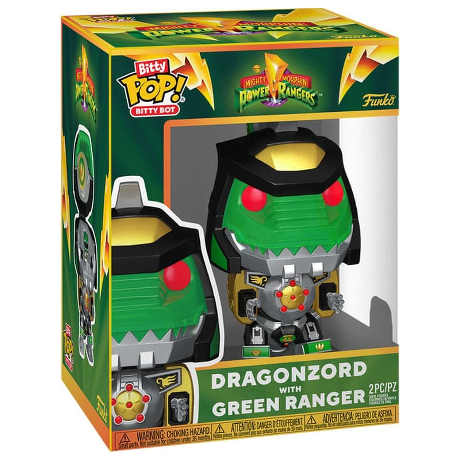 Hasbro Bitty Funko POP! Bots figura PR- Dragon Zord w/GR Ranger 11,7 cm fotografija proizvoda