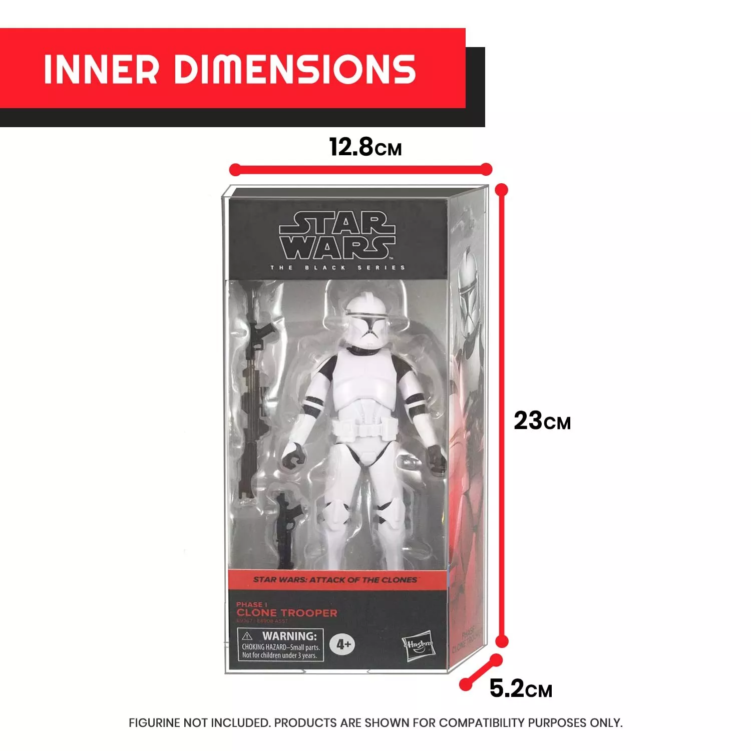 Hasbro Star Wars The Black Series Pack 10 zaštitnika bočnih kutija fotografija proizvoda