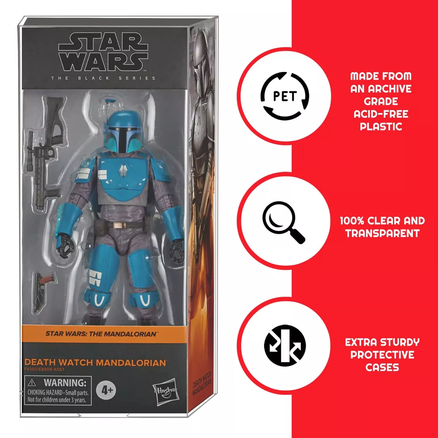 Hasbro Star Wars The Black Series Pack 10 zaštitnika bočnih kutija fotografija proizvoda