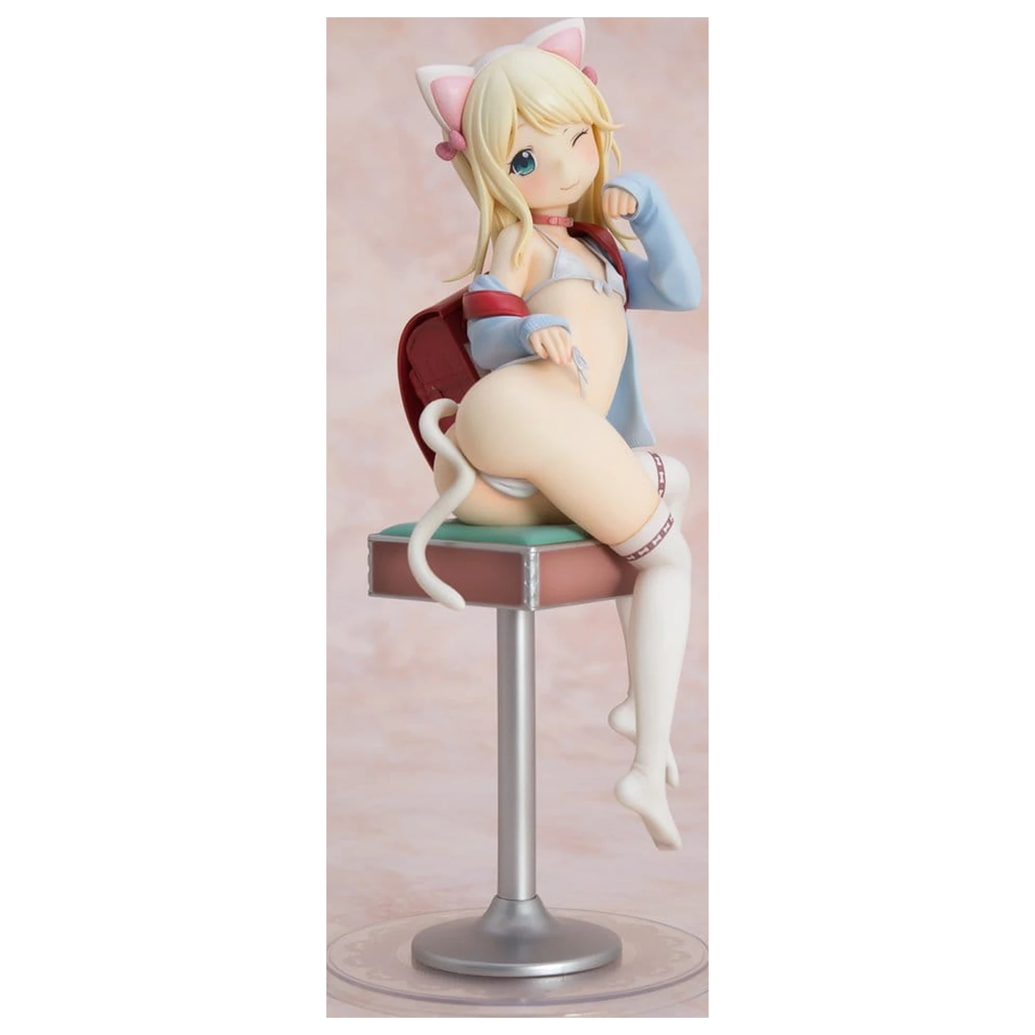 Hatsukoi Ribbon PVC figura 1/6 Yuu White cat Ver. 25 cm fotografija proizvoda